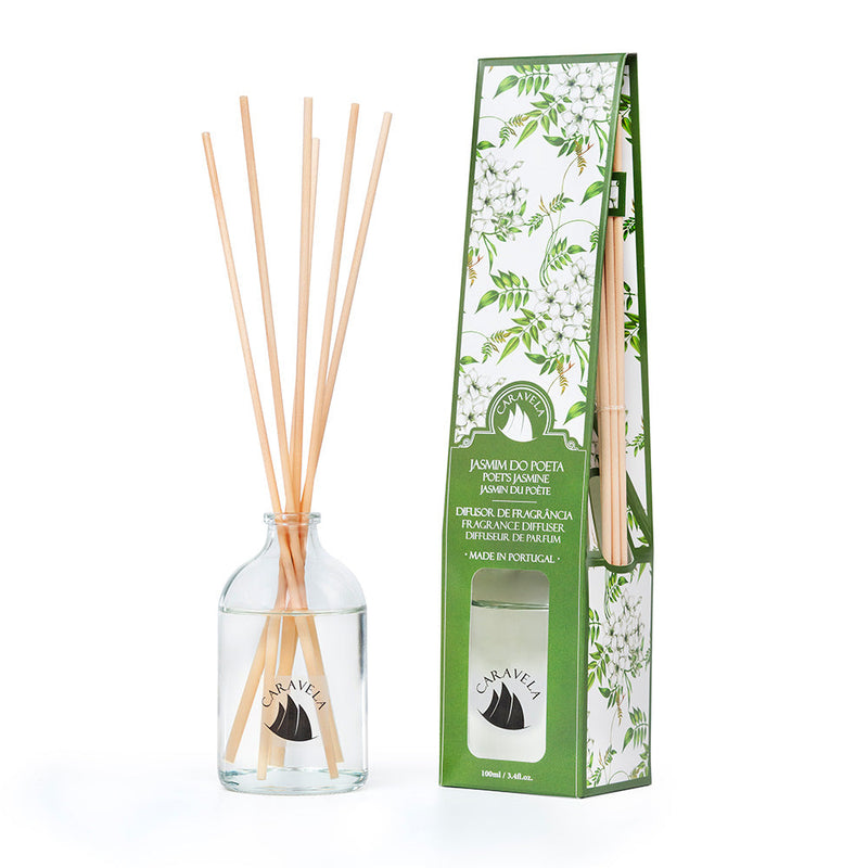 Difusor de Fragrância de Jasmim do Poeta - Caravela Essências de Portugal