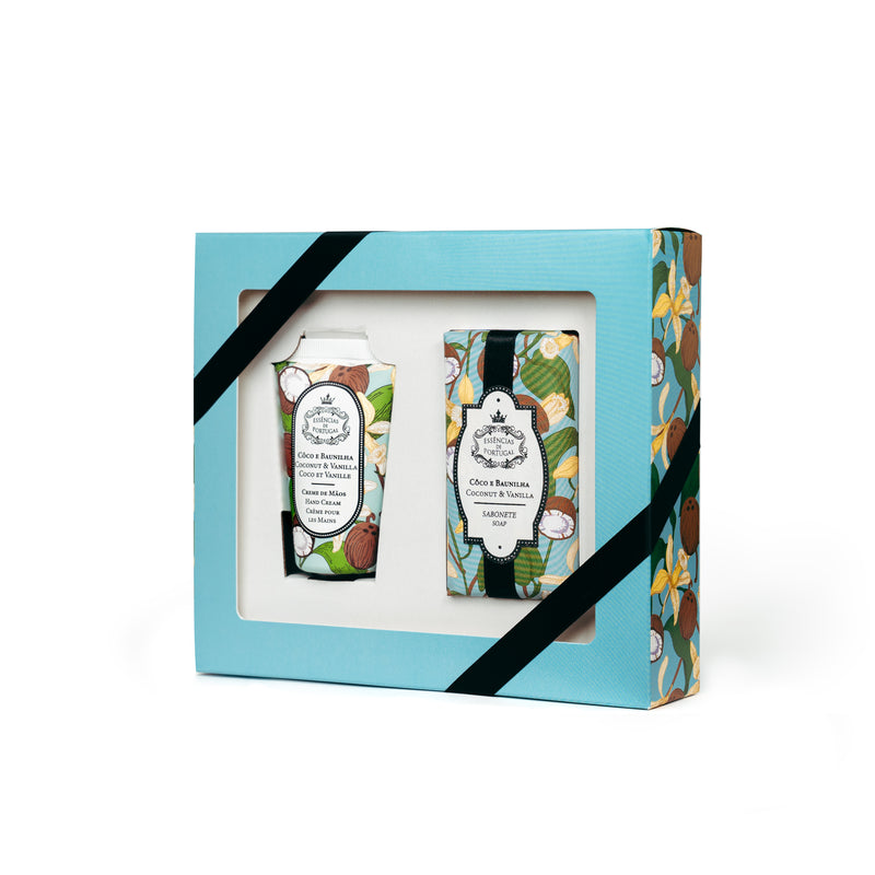 Conjunto Natura - Coco e Baunilha Essências de Portugal