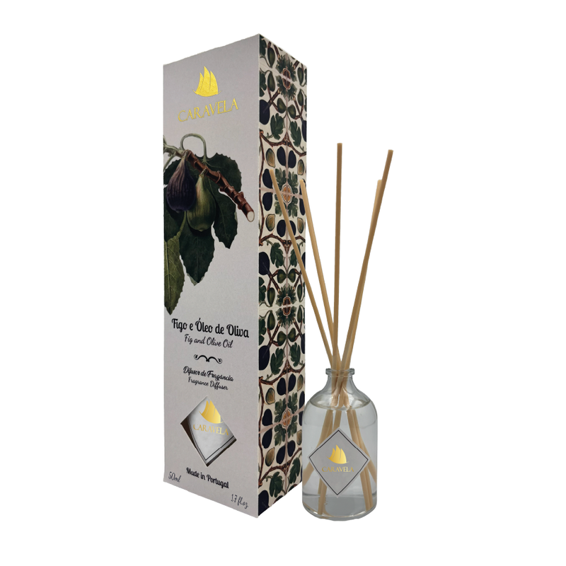 Difusor de Fragrância de Figo e Óleo de Oliva - Caravela Essências de Portugal