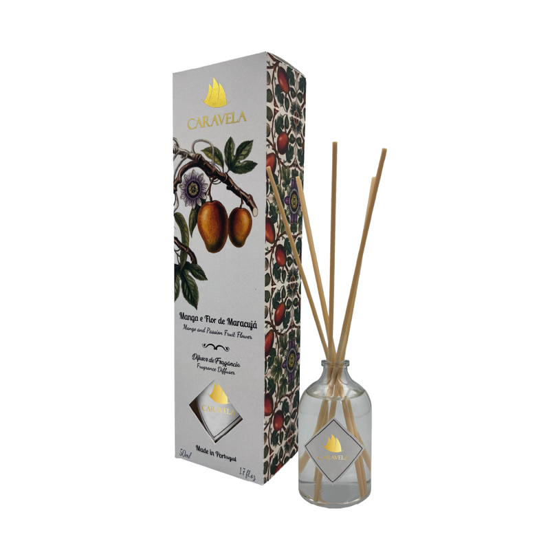 Difusor de Fragrância de Manga e Flor de Maracujá - Caravela Essências de Portugal
