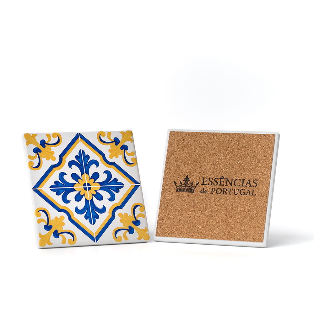 Azulejo Decorativo - Azulejos de Portugal - Limão & Manjerico Essências de Portugal