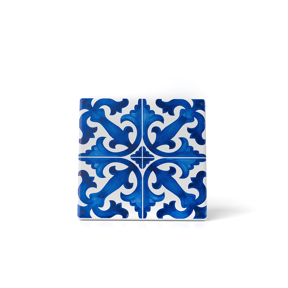 Azulejo Decorativo - Azulejos de Portugal - Uva Branca & Camélia Essências de Portugal