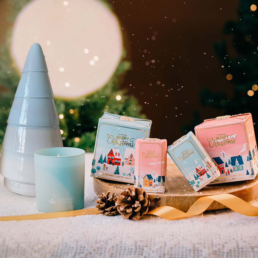 Árvore de Natal Decorativa Azul Essências de Portugal