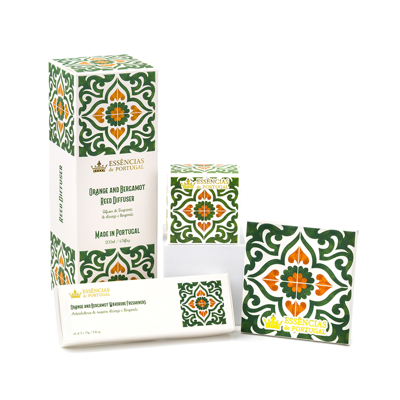 Azulejo Decorativo - Azulejos de Portugal - Laranja & Bergamota Essências de Portugal