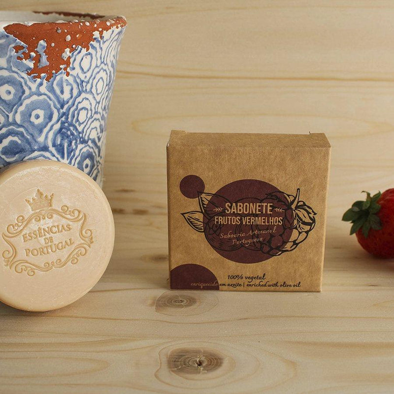 Coleção Sentidos - Sabonetes - Frutos Vermelhos Essências de Portugal